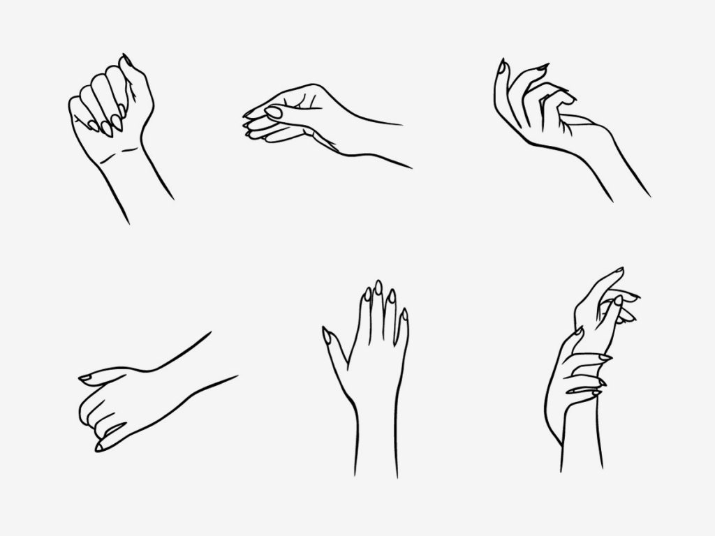 hand-drawn-woman-s-hands-collection-female-hand-drawing-pixcrafter