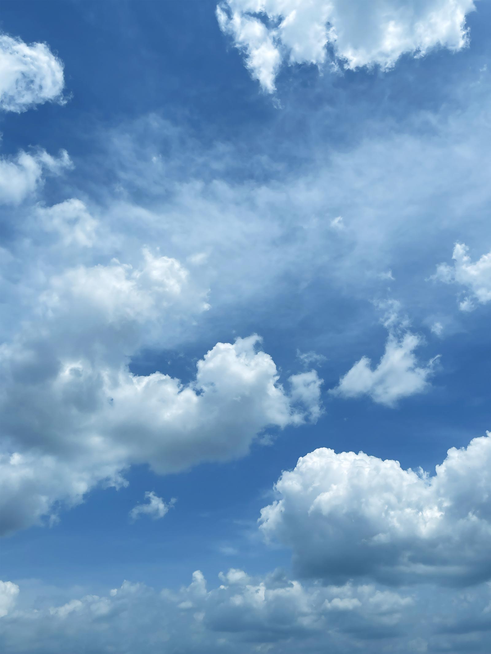 Blue Sky With Clouds Background - Pixcrafter