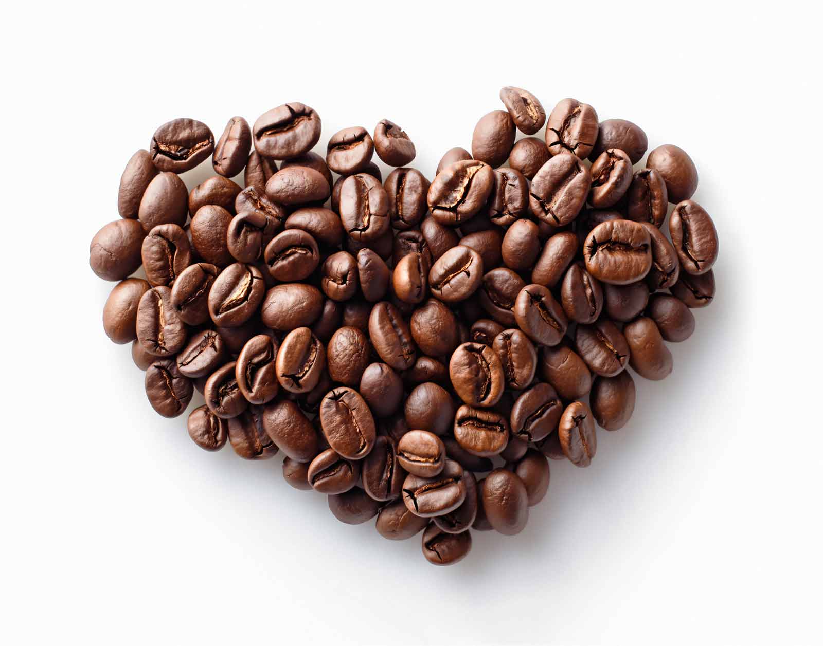 Coffee Beans Heart Shape Image - Pixcrafter